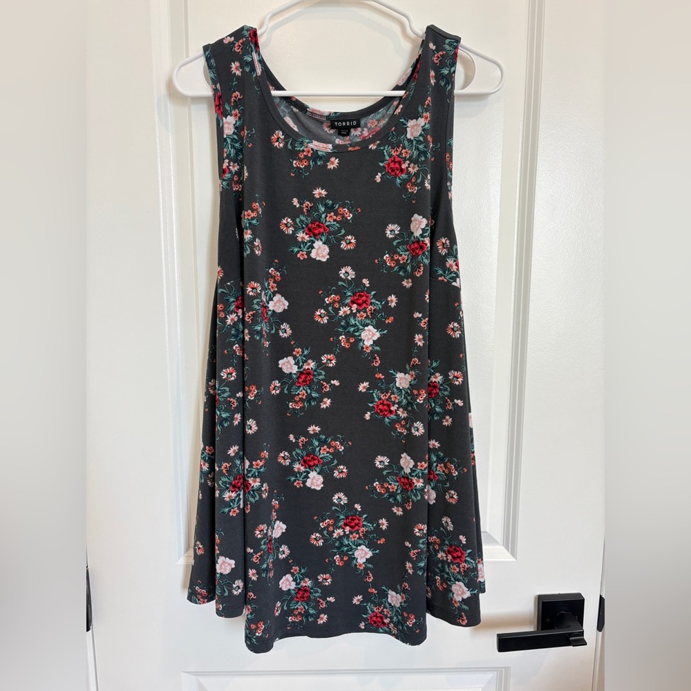 Torrid Women’s Floral Tank, Size 3 XXXL, Sleeveless Tank, Summer Tank